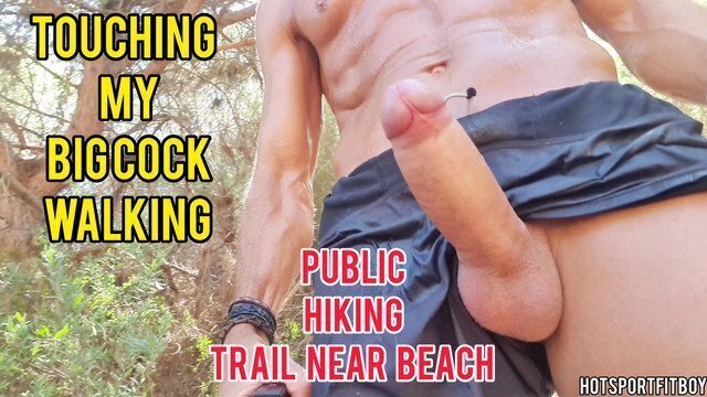 Touching walking public hiking Trail near beach Risky