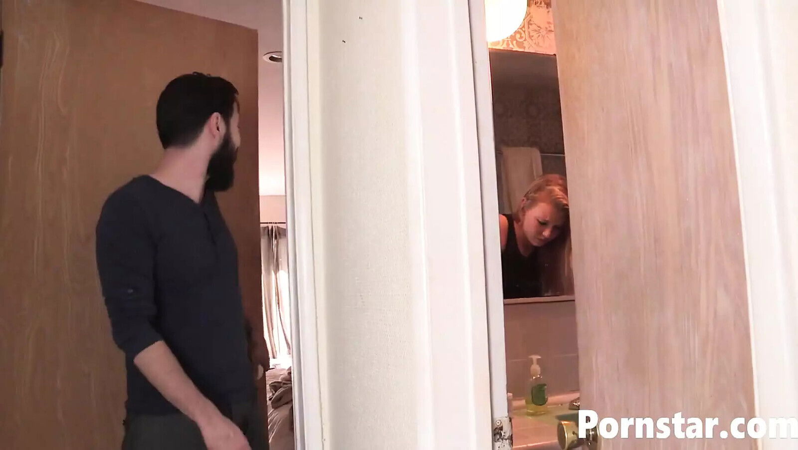 Tiny stepdaughter Lexi Davis sucks stepdaddy's dick