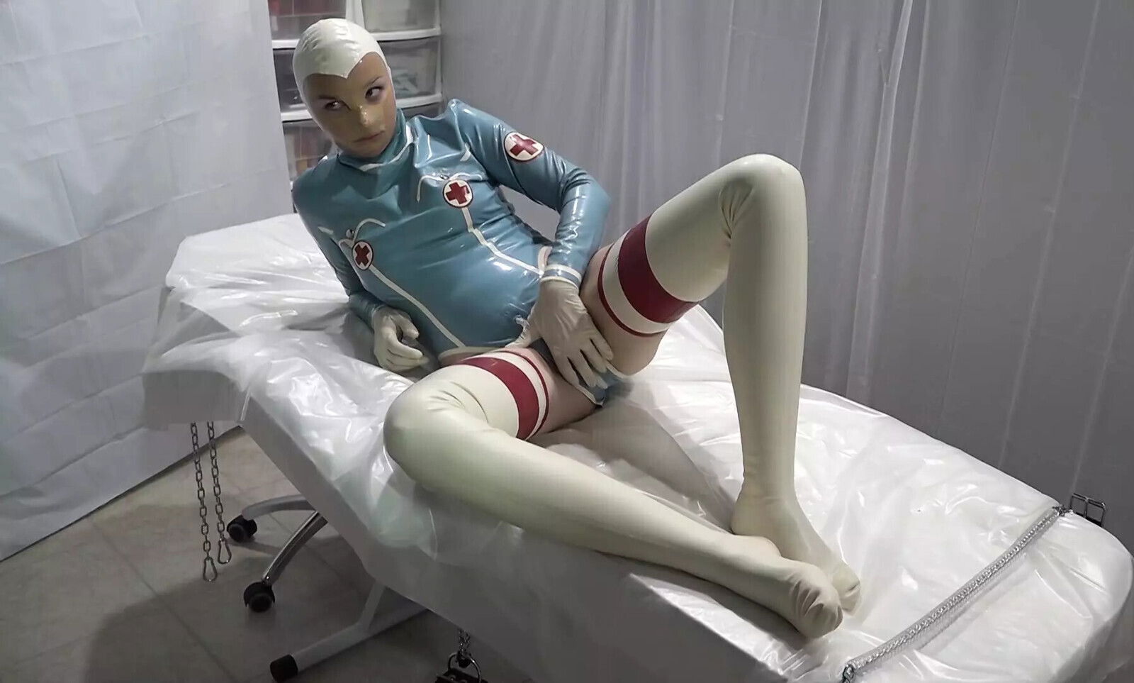 patient examining doctor doctor playing with herself Full video