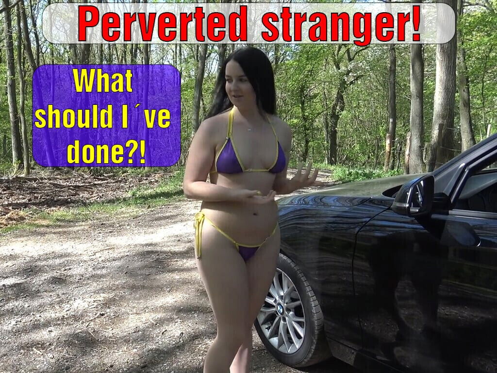 PERVERTED STRANGER! What Emma Secret supposed do?!
