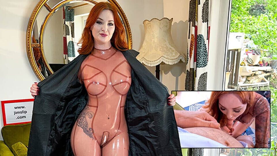 Redhead Latex Doll Zara Rose Fucked JimSlip