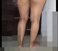 Milkman Caught me naked in the morning and punished me by pressing boobs and hard spanking on my ass