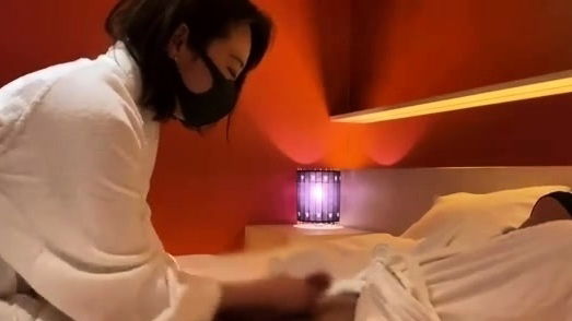 Hotel Room Tease Emuyumi Couple HandJob