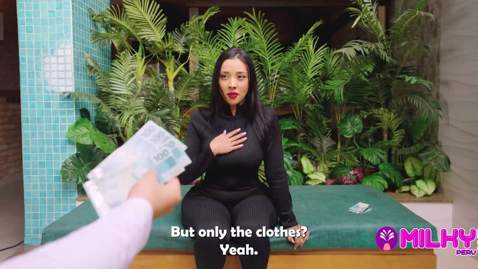 Brazilian beauty with gorgeous being interviewed fucked money.