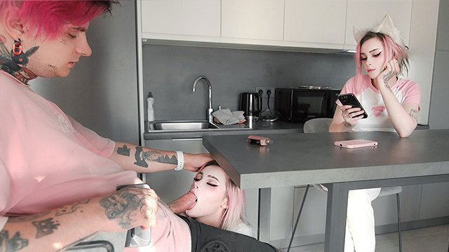 CHANGE. Wife came most inconvenient moment pinkloving