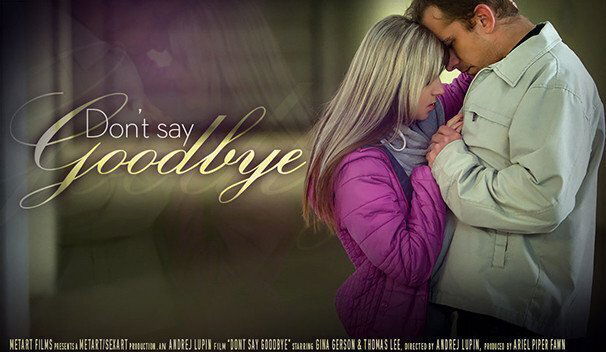 Cute blonde wild against parking garage wall