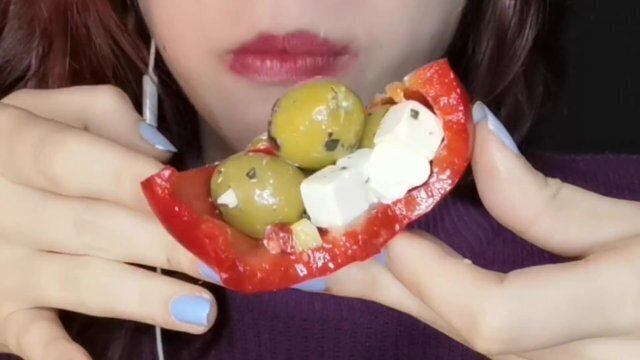 asmr mukbang feederism poivron énorme brick