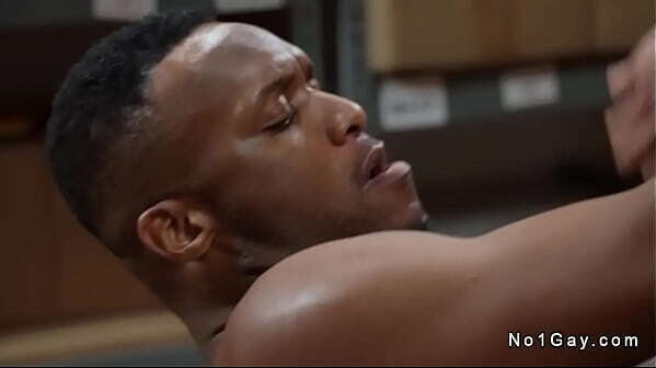 Interracial workers stockroom