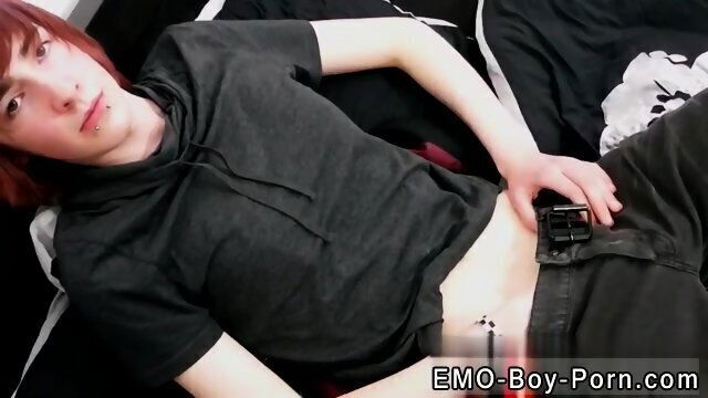 Hung under wear Andy Roberts truly stands with pallid skin deep