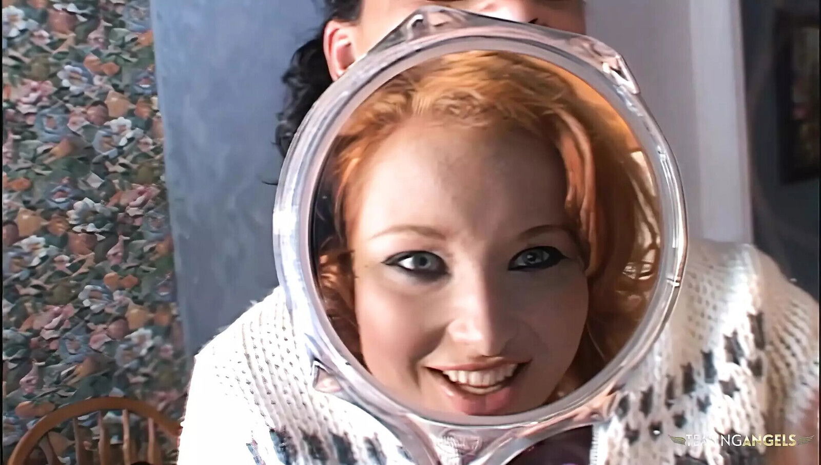 Natural redhead licked fucked horny dudes simultaneously