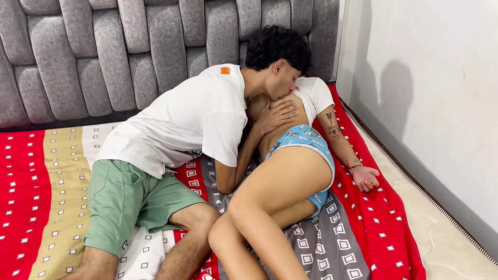 stepsister tries first time really enjoys while eating