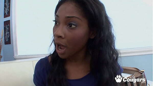 Ebony Model Talked Into Fucking Just