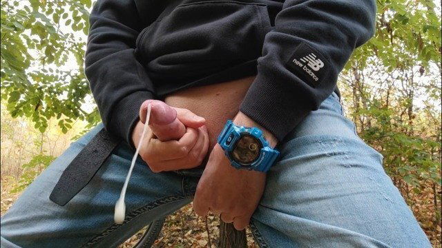 Autumn 🍂alone forest cumming💦