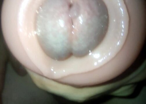 Macro close-up view Uncut sounds Heavy breathing