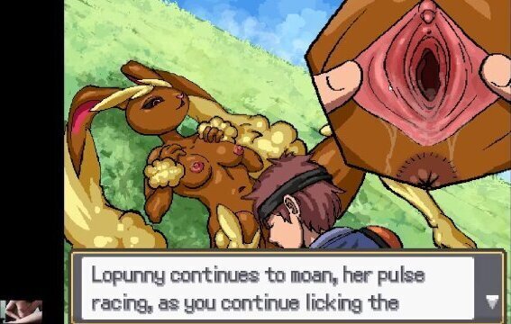 Pokemon version Chupando buceta minha lopunny bunny furry hentai
