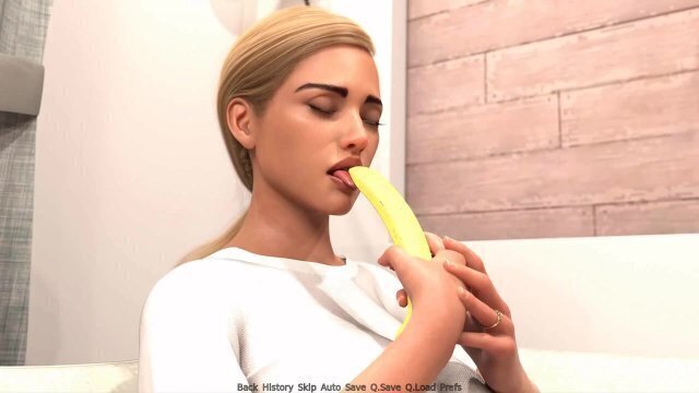Perfect Marriage: Married Wife Fanstasize About Worker While Masturbating With Banana