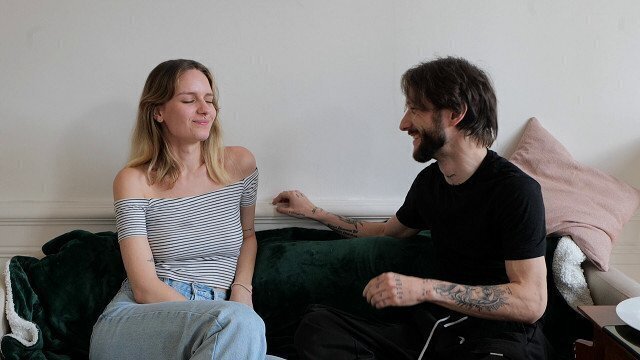 Amateur Francais goût, j'embrasse meilleure amie rigole avec (ENG SUB)