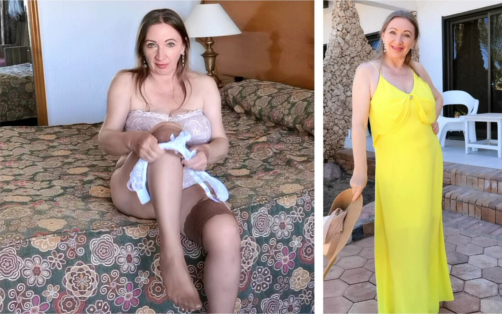 Busty milf MariaOld dance take stockings foot fetish lovers