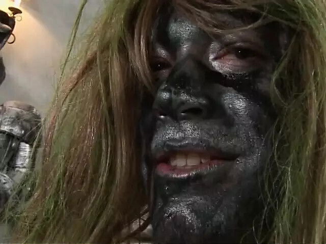 White decided hunt vety valuable black chick take