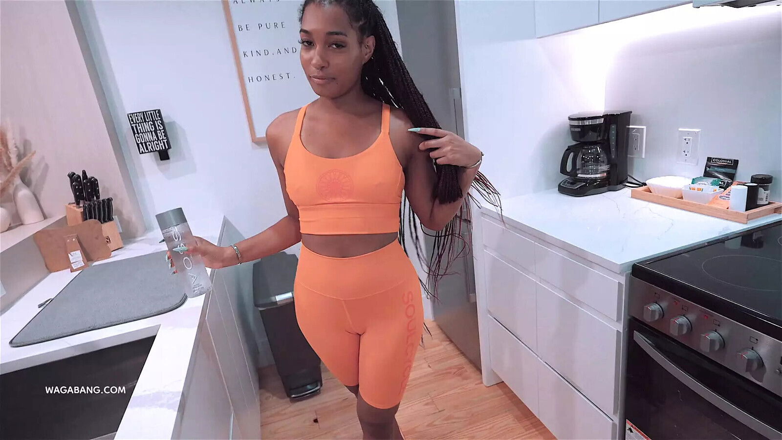 Stepbrother Watching Stepsister While Undresses Takes Shower Addis Fouche WagaBang