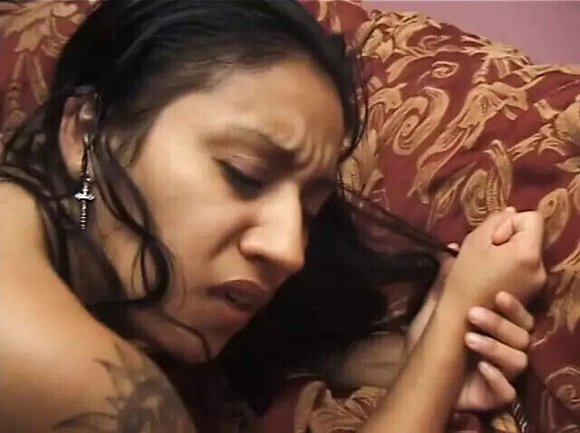 Indian chick gets smashed hard couch