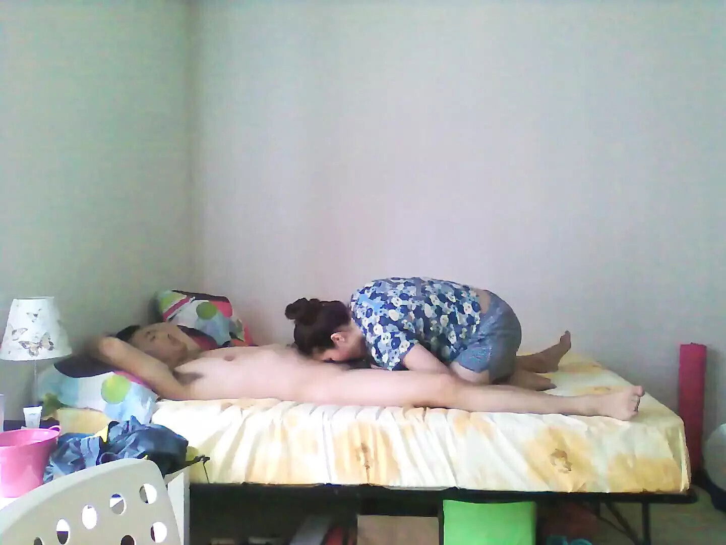 submissive slut sucks dick