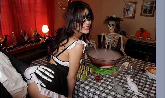 Stepdaughter Getting Banged Stepdad Halloween Night Dadbangsme