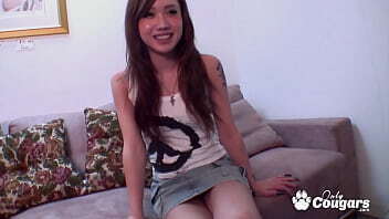 Sexy Asian Fucks Pretty Little Pussy Until Cums