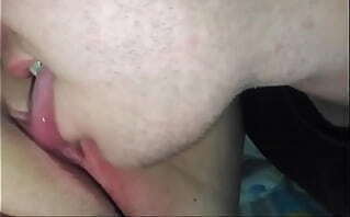 slave makes feel good with tongue!