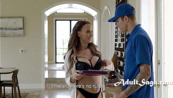 Married MILF Pristine Seduces Delivery Some Action Jayden Marcos, Pristine