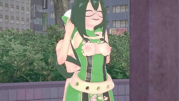 Tsuyu Asui having park Boku hero Short