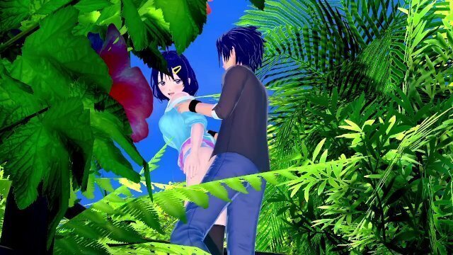 ミユキが野外で