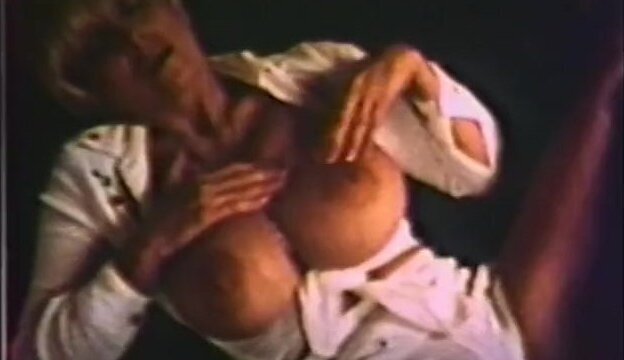 Nasty blonde uniform wants penetrate toys pussy same time