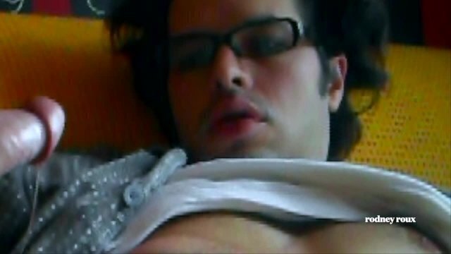 Sexy pajama and underwear model enjoys a hard cock and a stellar cumshot (Scene 12) V2 Rodney Roux