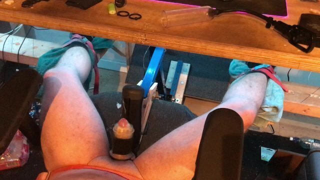 Bound handy mastrubation