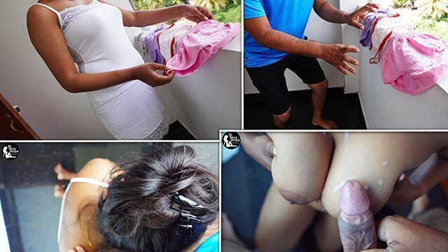 ජංගියම උස්සන අරින්න බැරි හොරා Lankan Stranger Caught With Pantie Need Ride HardFuck