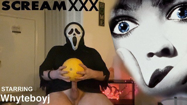GHOST FACE FUCKs Pumpkin Casey Becker HALLOWEEN!! SCREAM PARODY