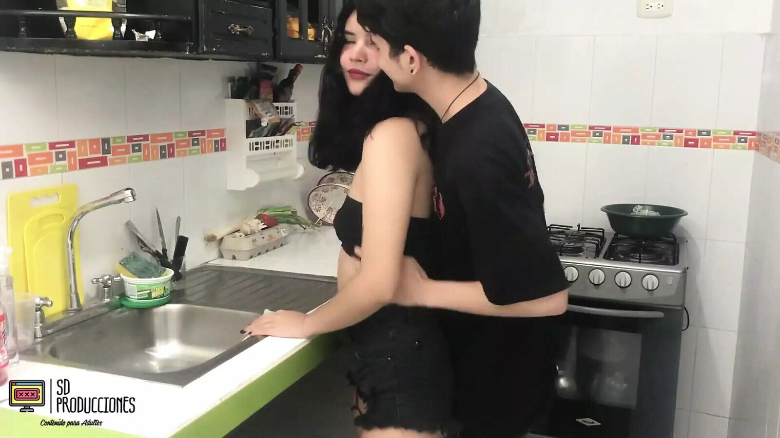 Stepsister Turns While Kitchen Part Porn Spanish