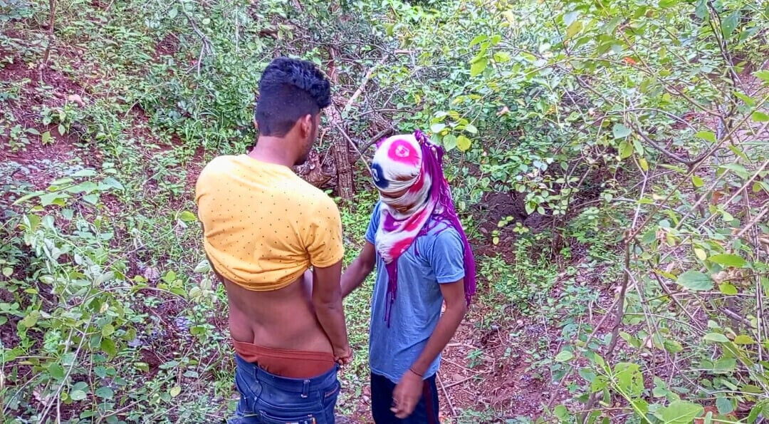 Indian Shemale Pooja Pooja's brother both went forest romance Pooja fucked brother's ass.