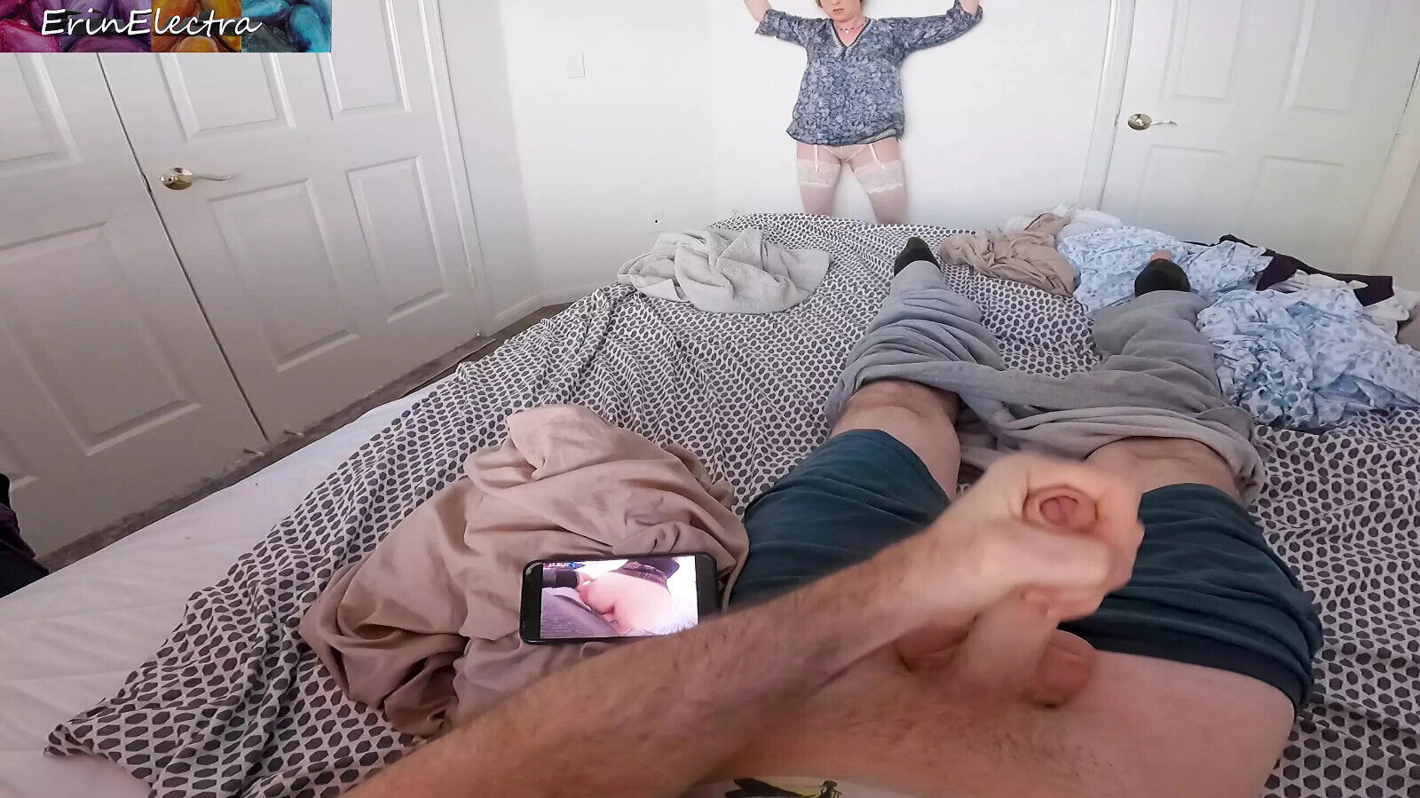 Stepmom helps with stepson's porn addiction (POV)