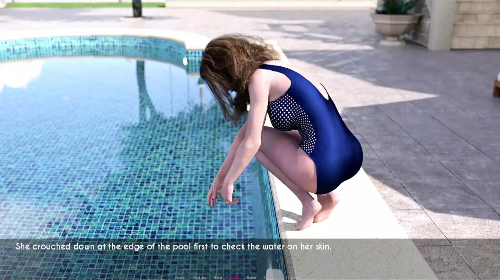 Part Ellie Sophia wonderful time swimming pool