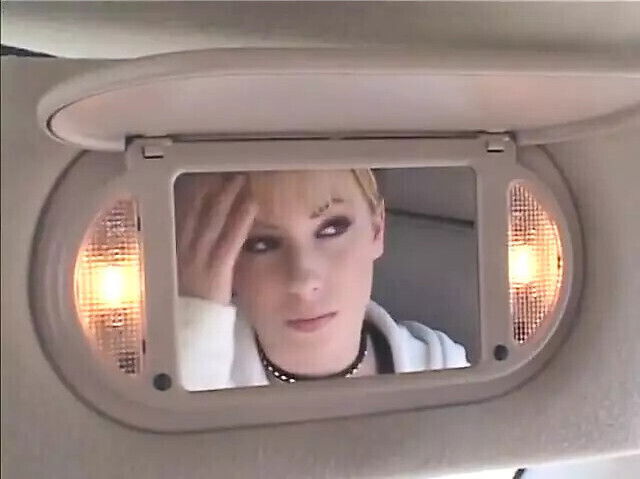 Blonde Beauty Black Fishnets Lowers Asshole Dude's