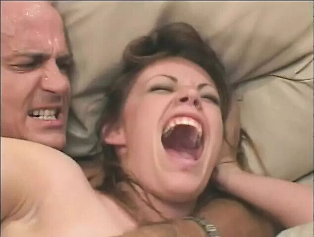 threesome with gorgeous, skinny brunette teens