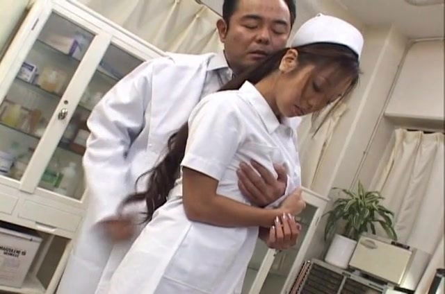 Pretty Japanese nurse Erena Fujimori wants fucked hard