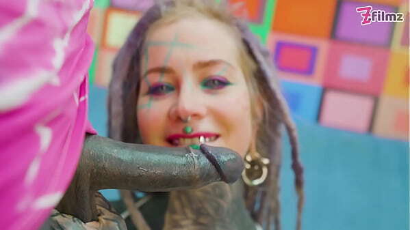 Heavily tattooed couple hardcore fuck