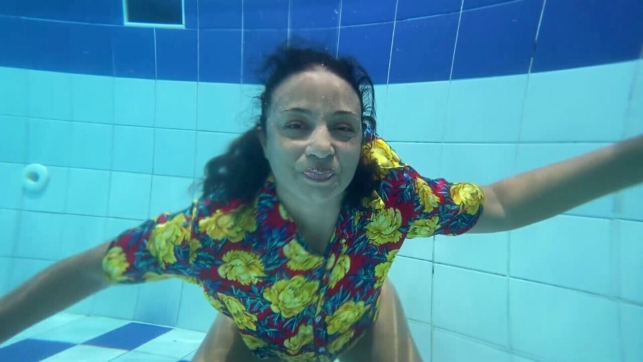 Bondage water, gode anal, animation underwater