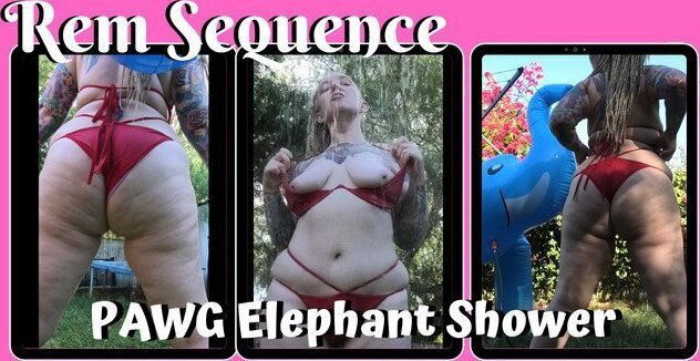 FREE PREVIEW PAWG Elephant Shower Sequence