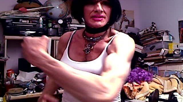 Mistress Debbie, Goddess Muscle, Takes Over Alexandria's Video