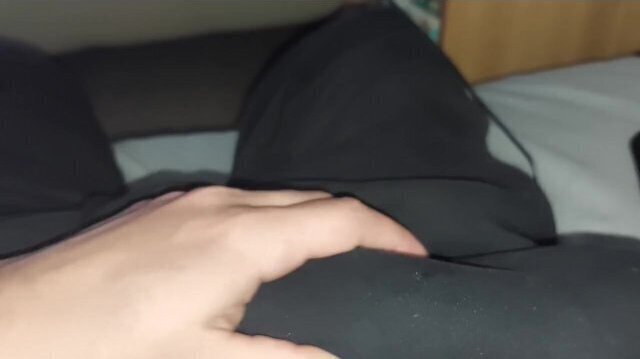 stayed home alone couldn't resist jerking porn