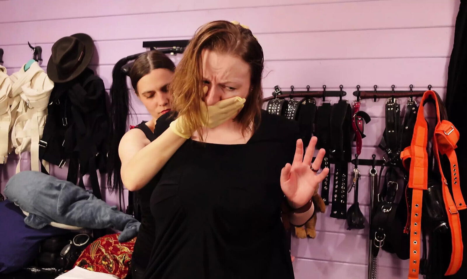 Lesbian Clothes Destruction Video Femdom Domination